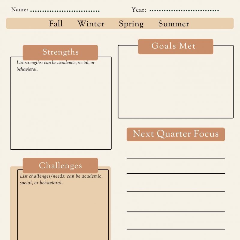 Progress Report - Free